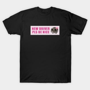 sad hamster driver meme Sticker, new driver pls be nice T-Shirt